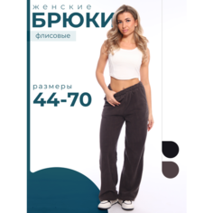 Брюки палаццо , размер 54, антрацит Co Mode