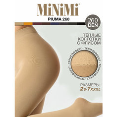 Колготки MiNiMi Piuma, 260 den, профилактический класс компресии, размер 2, caramello