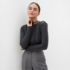 Лонгслив MIST, размер 46, , темно-серый