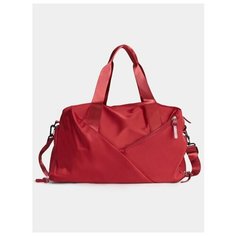 Сумка спортивная LuckyClovery, 30 л, 23х32х43 см, ручная кладь, бордовый