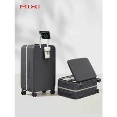 Чемодан MIXI, 42 л, размер S, серый