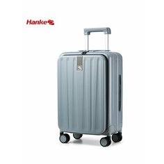 Чемодан HANKE, 69 л, размер M+, серый