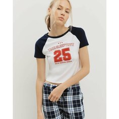 Футболка Gloria Jeans, размер XL (48), белый/синий