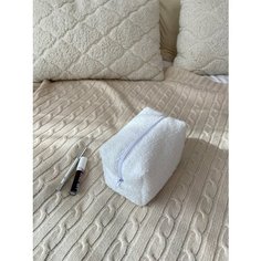 Косметичка 10х11х18 см, , бежевый Нет бренда