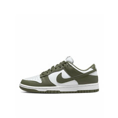 Кроссовки NIKE Dunk, полнота F (EU)/ на среднюю стопу, размер 6.5USW 4UK 37.5EU 36.5RU 23.5CM, хаки, зеленый