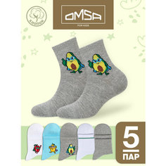 Носки Omsa 5 пар, размер 27-30, , мультиколор