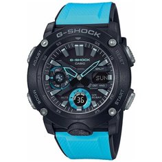 Наручные часы CASIO G-Shock, черный/голубой