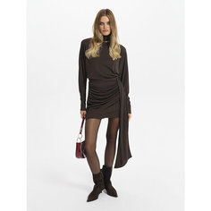 Платье LOVE REPUBLIC, размер 42, Шоколадный