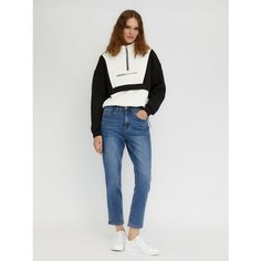 Джинсы мом Zolla, размер 26, голубой