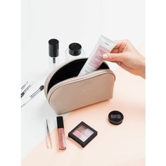 Косметичка Capsa, 7.5х12х22 см, , бежевый