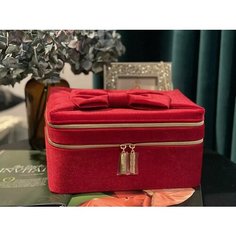 Косметичка Estee Lauder, 27х16, , красный