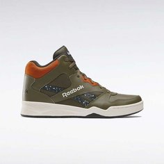 Кроссовки Reebok Royal BB4500 Hi2, размер 10 US, зеленый/серый/оранжевый