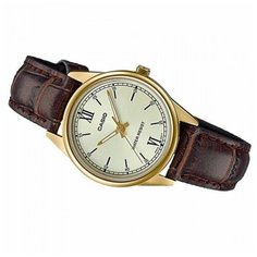 Наручные часы CASIO, золотой, коричневый