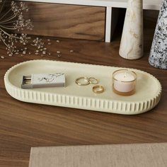 Подставка для украшений MUSKO, 11х2.4х26 см, , бежевый