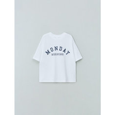 Футболка Sela, размер 122, белый