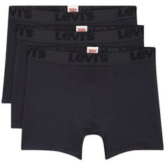 Трусы Levis, комплект из 3 шт., размер S, черный.. Levis®