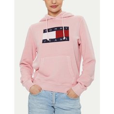 Худи Tommy Jeans, размер S, , розовый