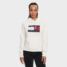 Худи Tommy Jeans, размер S, , белый