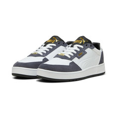 Кеды PUMA Court Classic Lux, размер 9,5 UK, белый/серый