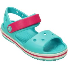 Сандалии Crocs Crocband Sandal, размер C5 US, бирюзовый