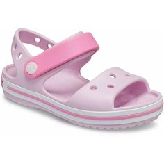 Сандалии Crocs Crocband Sandal, размер C13 US, розовый