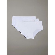 Трусы CALVIN KLEIN, комплект из 3 шт., размер L, бeлый