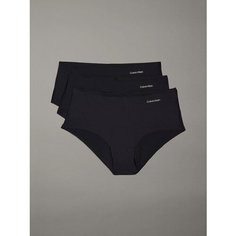 Трусы CALVIN KLEIN, комплект из 3 шт., размер L, черный
