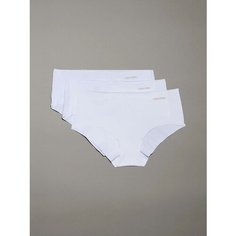 Трусы CALVIN KLEIN, комплект из 3 шт., размер XS, белый