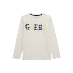 Лонгслив GUESS, размер 7, белый