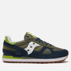 Кроссовки Saucony Shadow Original, размер 9, синий/зеленый