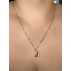 Колье, кристаллы Swarovski, длина 55 см, золотистый Mgc Minerals