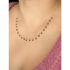 Колье, длина 45 см, бордо Mgc Minerals