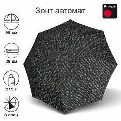 Мини-зонт Knirps, белый, черный, серый