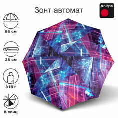 Мини-зонт Knirps, белый, голубой, розовый, синий