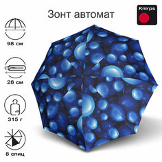 Мини-зонт Knirps, голубой, синий