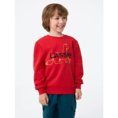 Свитшот Lassie, размер 110, красный