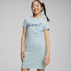 Платье PUMA Ess+ Blossom Dress, размер 152, синий