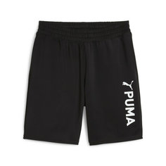 Шорты спортивные PUMA 8" Double Knit Graphic Short, размер XS, черный