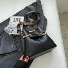 Сумка мессенджер , черный Fashion Bags