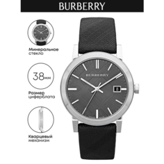 Наручные часы BURBERRY, черный/серый
