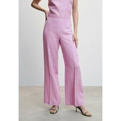 Брюки классические MANGO Watson, размер 36, сиреневый