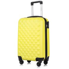 Чемодан Lcase, 35 л, размер S+, желтый