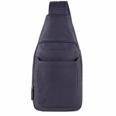 Рюкзак слинг PIQUADRO Black Square, синий