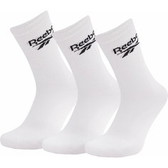 Носки Reebok Crew Bl C 3P, комплект, 3 пары, размер 37/39 EU, белый