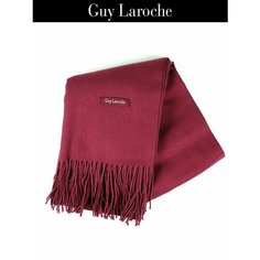 Шарф Guy Laroche для мужчин и женщин,180х65 см, универсальный, бордовый