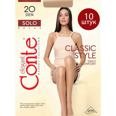Колготки Conte Solo 20 XL, 20 den, 10 шт., размер 6, bronzo