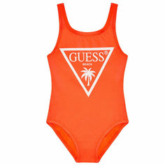 Купальник GUESS, размер 4, оранжевый