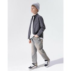 Джинсы Gloria Jeans, размер 12-13л/158 (38), серый, коричневый