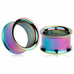 Серьги одиночные, размер 18 мм, фиолетовый Lucky Hole