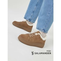 Полуботинки дерби Salamander, размер 35, бежевый